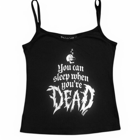 Killstar Dead Sleepy Sleep Vest - Picture 4 of 7